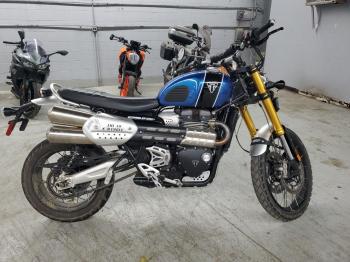  Salvage Triumph Motorcycle Scrambler