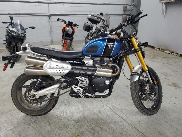  Salvage Triumph Motorcycle Scrambler