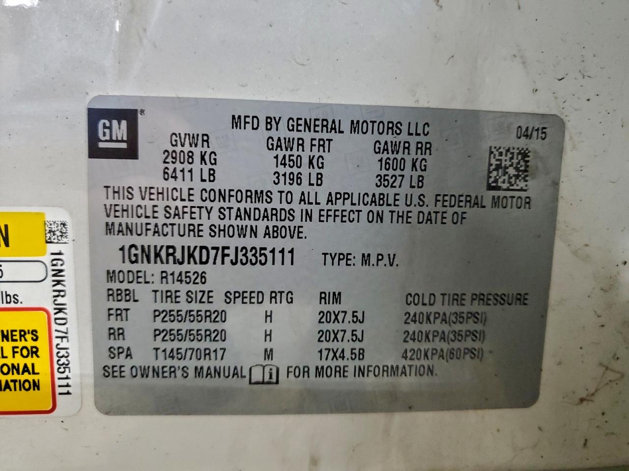 Chevrolet Traverse Ltz Image 10