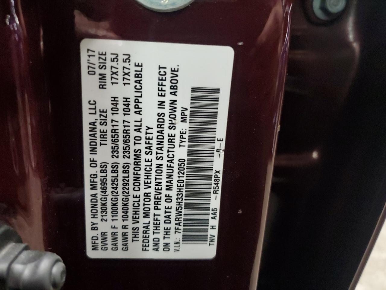 Honda Crv Lx Image 8