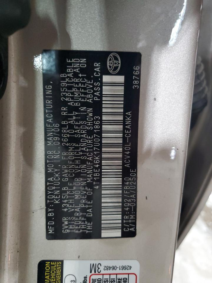 Toyota Camry Ce Image 7