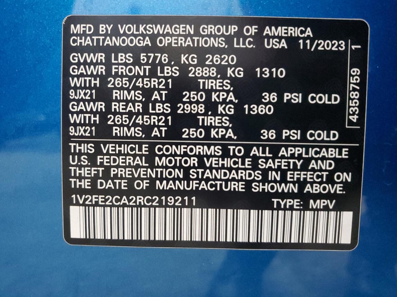 Volkswagen Atlas Sel Premium R-line Image 12