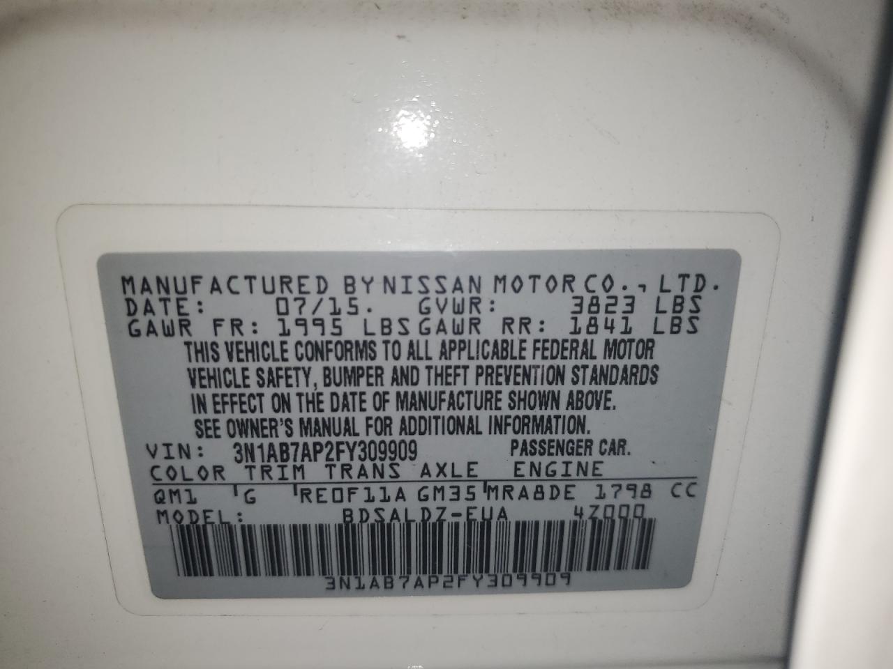 Nissan Sentra S Image 6