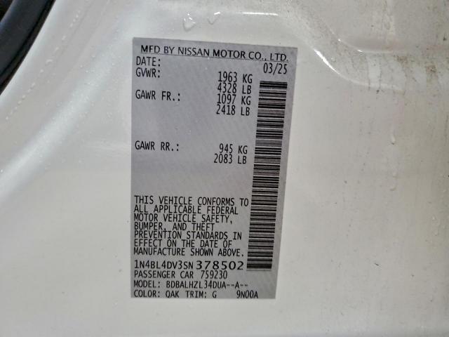 Nissan Altima Sv Image 9