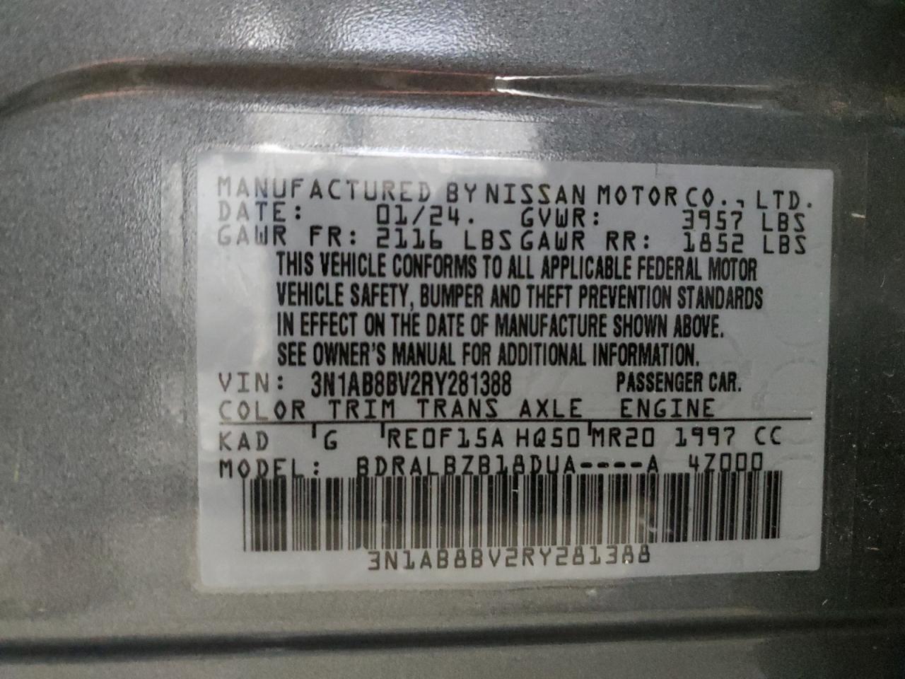 Nissan Sentra S Image 10