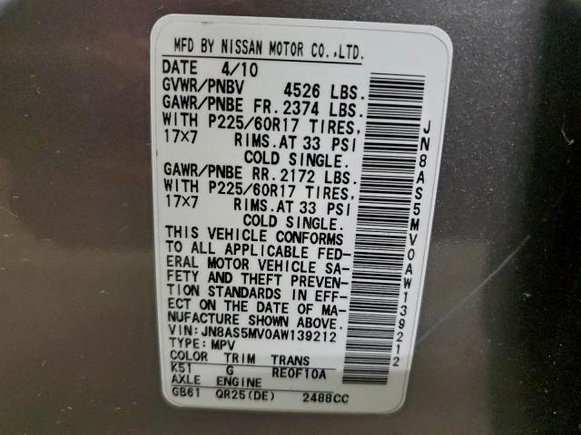 Nissan Rogue S Image 12