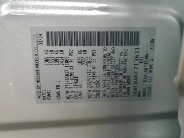 Nissan Rogue S Image 12