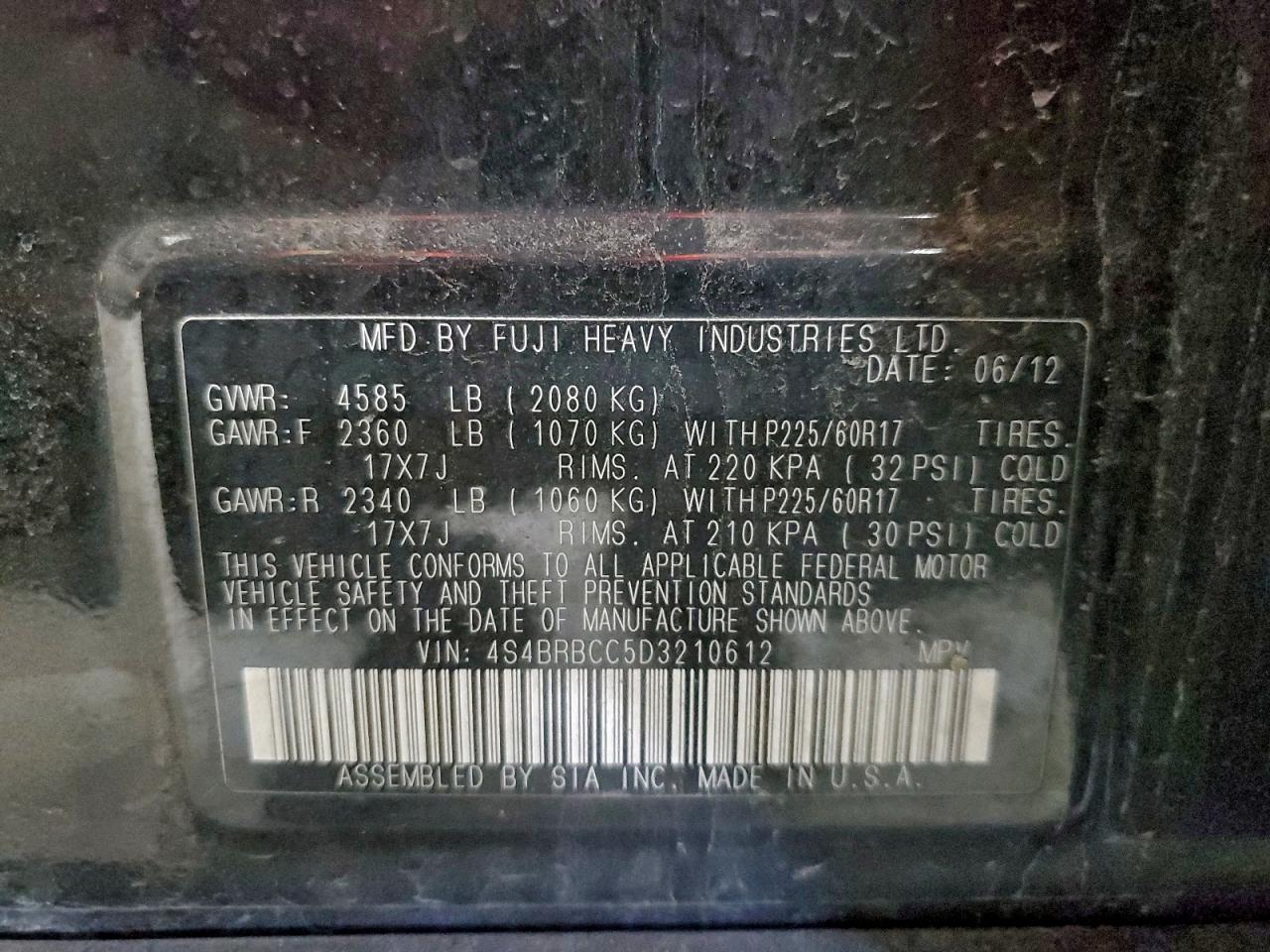 Subaru Outback 2.5i Premium Image 10