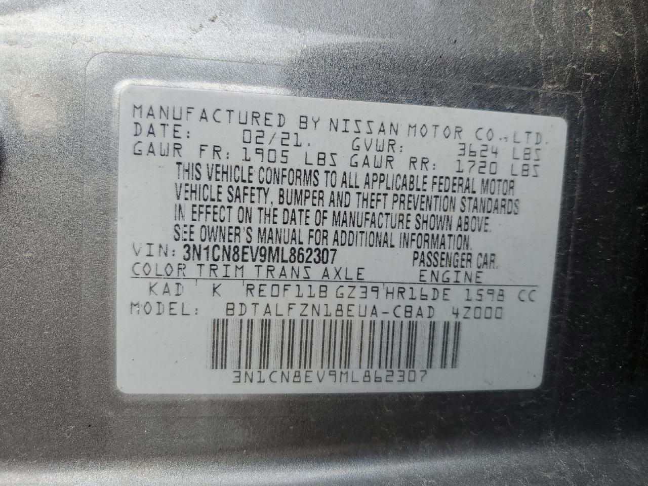 Nissan Versa Sv Image 11