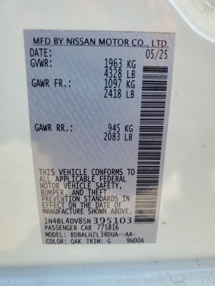 Nissan Altima Sv Image 10