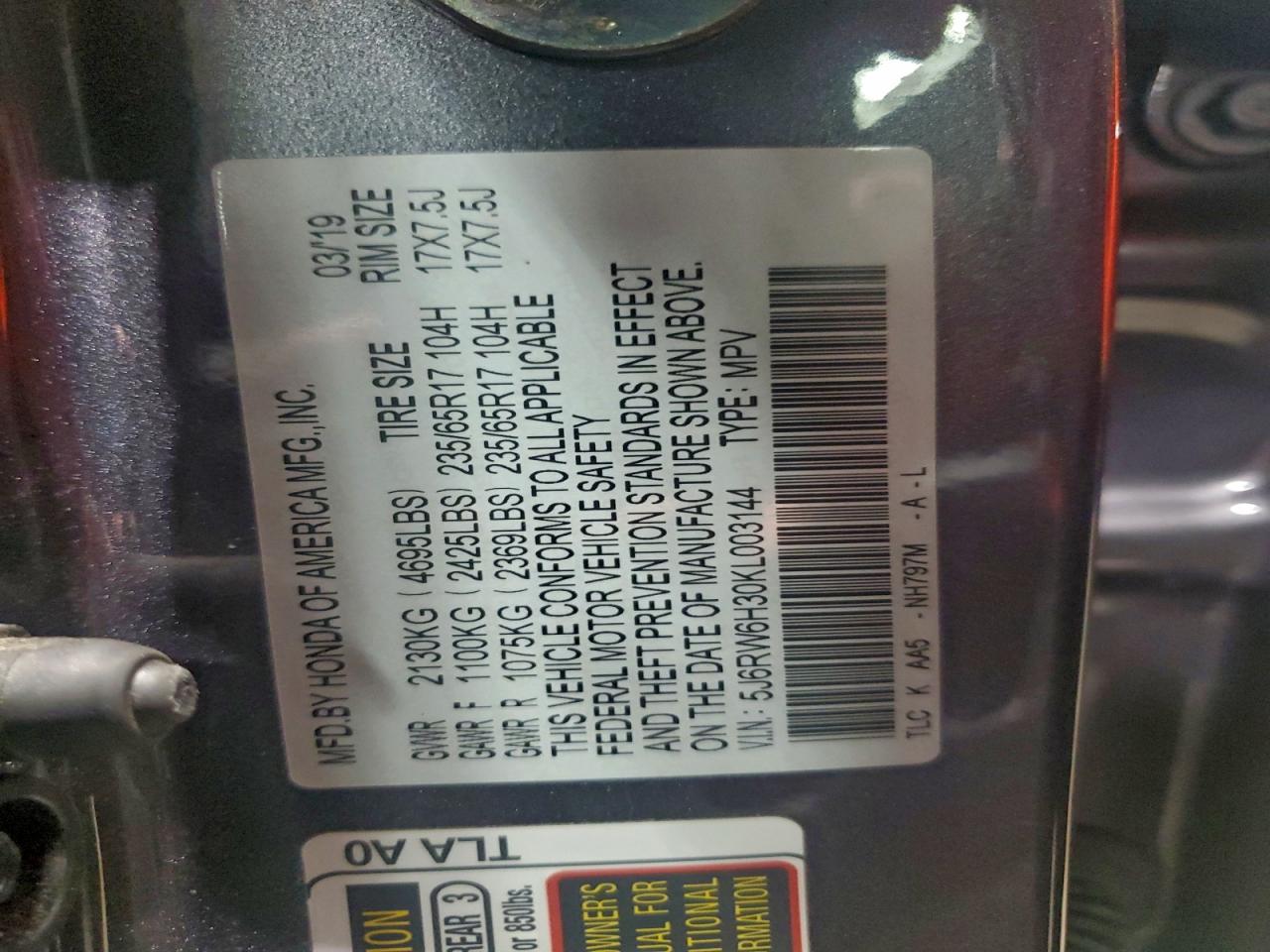 Honda Crv Lx Image 11